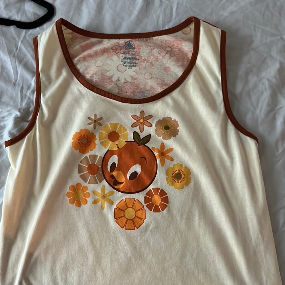 Orange Bird tank top